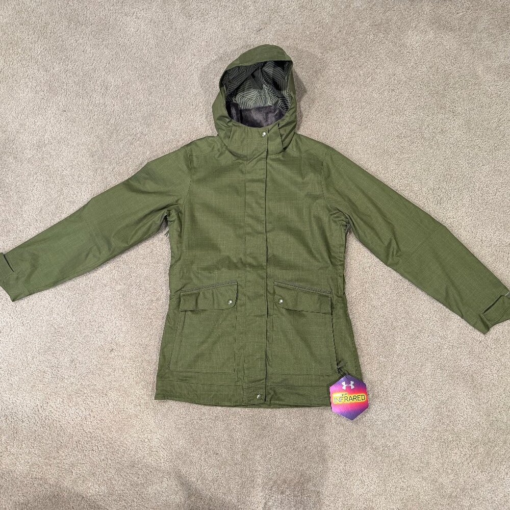Under Armour ColdGear Wendy Shell – Women’s Size M – Army Green – New with Tags